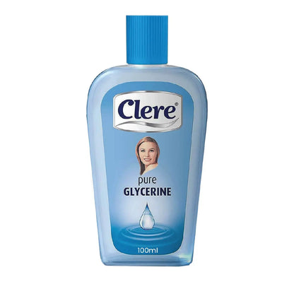 CLERE 100% Pure Glycerin Liquid for Versatile Body Skin Care, Glycerine for Face Moisturizes Dry Skin & Softens, Glycerol Reduces Stretch Marks