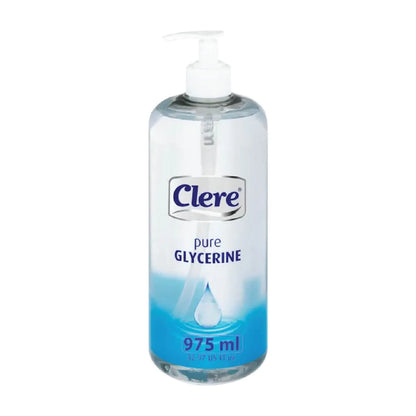 CLERE 100% Pure Glycerin Liquid for Versatile Body Skin Care, Glycerine for Face Moisturizes Dry Skin & Softens, Glycerol Reduces Stretch Marks