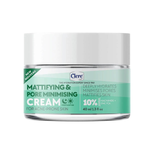 Clere Mattifying & Pore Minimising Cream 40ml